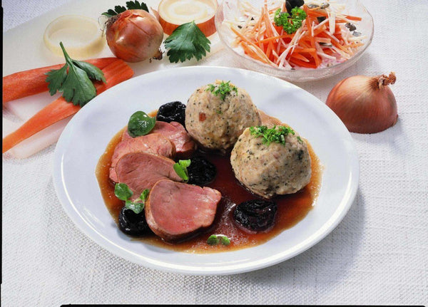 Schweinelendchen mit Backpflaumen