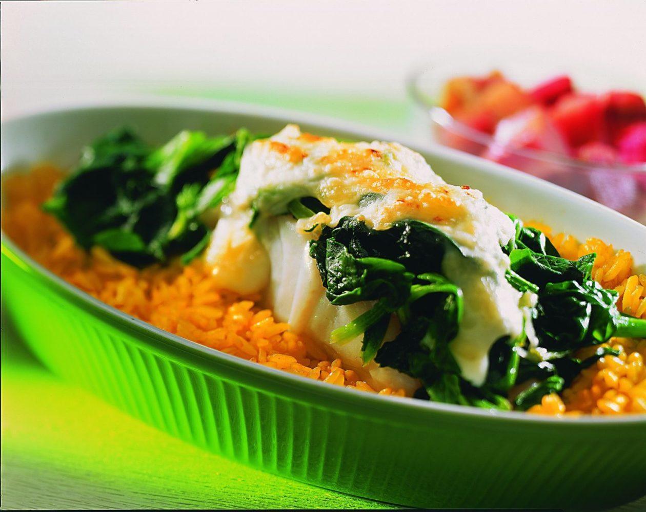 fischgratin mit blattspinat Fischgratin mit Blattspinat - BCM Diät Rezepte.ch