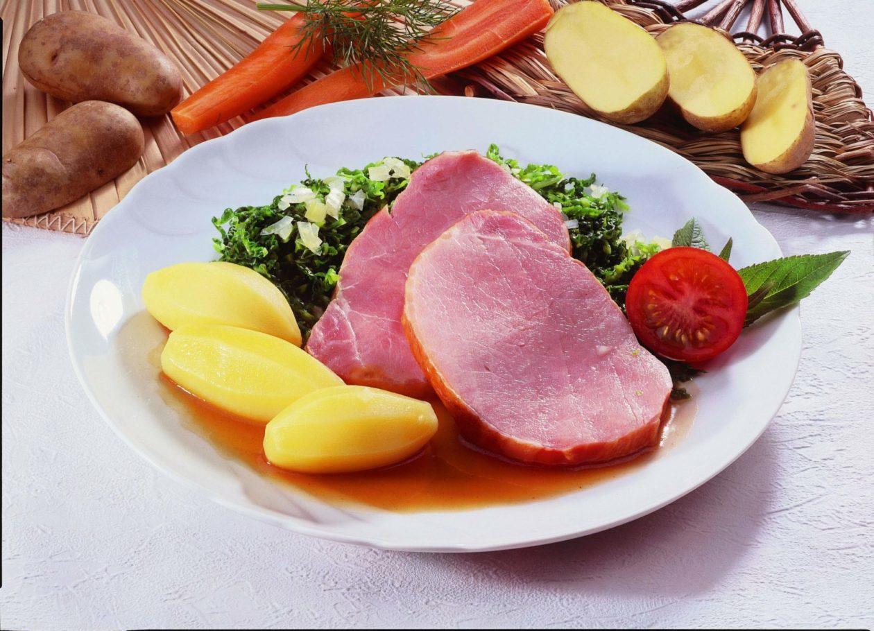 kasseler mit gruenkohl Kasseler mit Grünkohl - BCM Diät Rezepte.ch