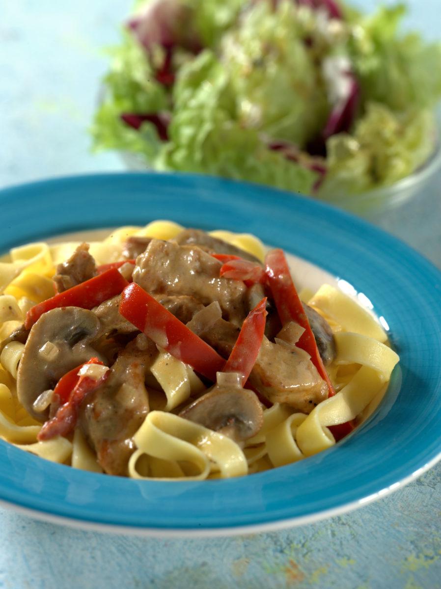 putengeschnetzeltes mit nudeln Putengeschnetzeltes mit Nudeln - BCM Diät Rezepte.ch