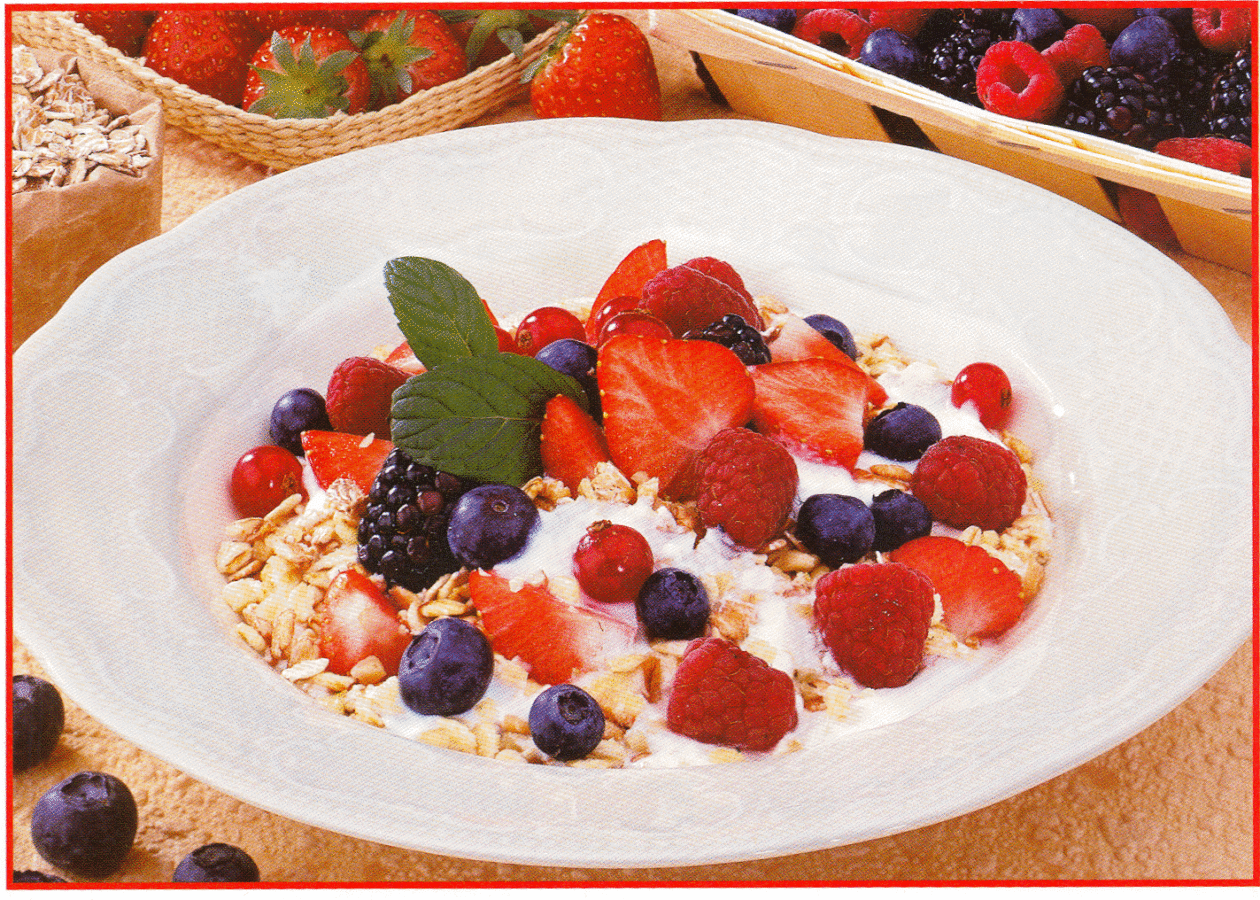 fruchtige beeren dickmilch schale Fruchtige Beeren-Dickmilch-Schale - BCM Diät Rezepte.ch