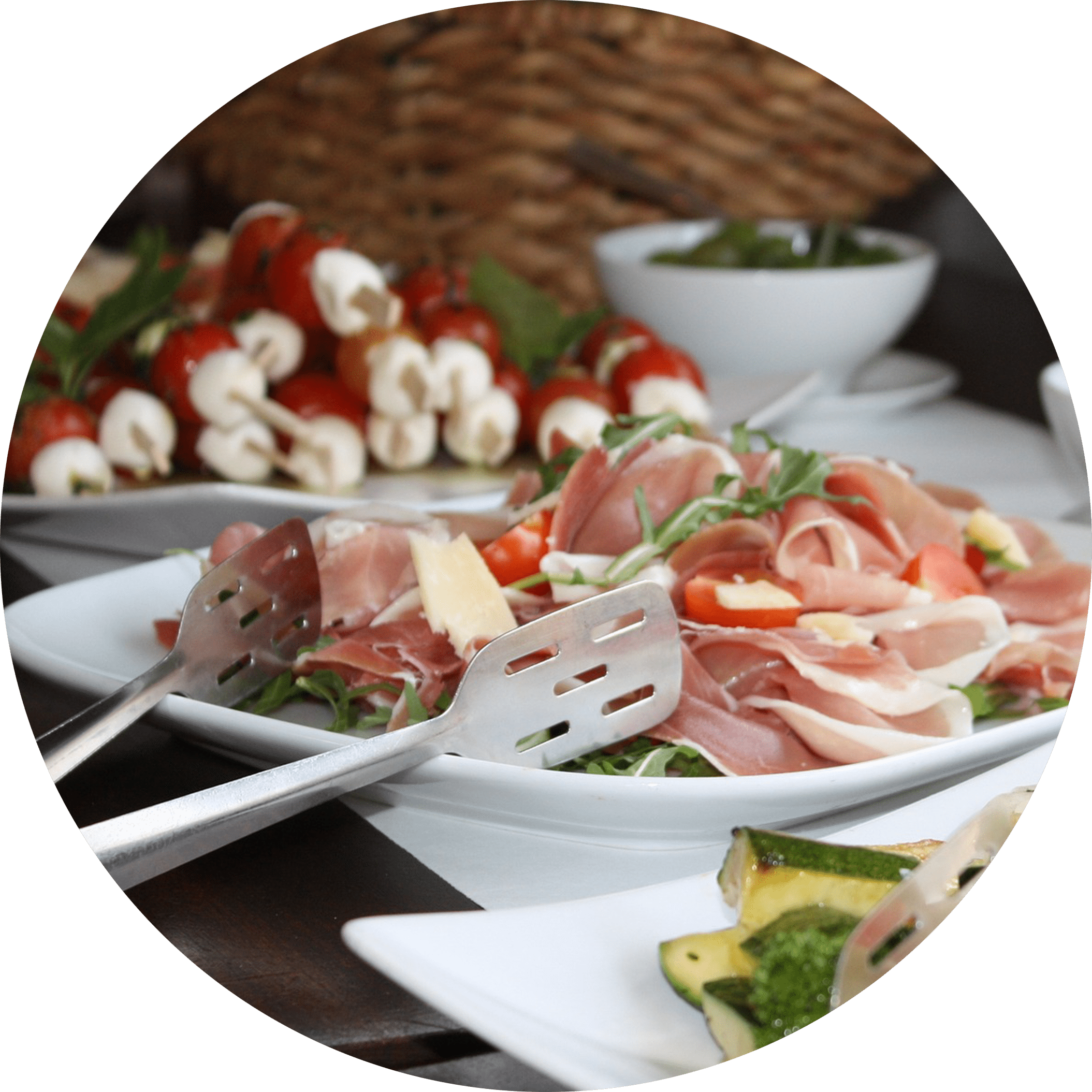 Rund-ausgeschnitten-Buffet