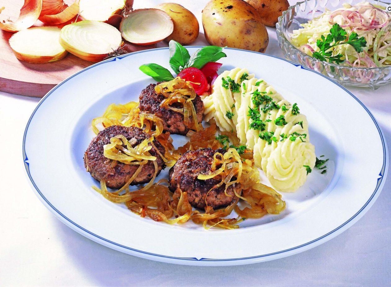 hacksteaks-mit-zwiebeln Hacksteaks mit Zwiebeln - BCM Diät Rezepte.ch