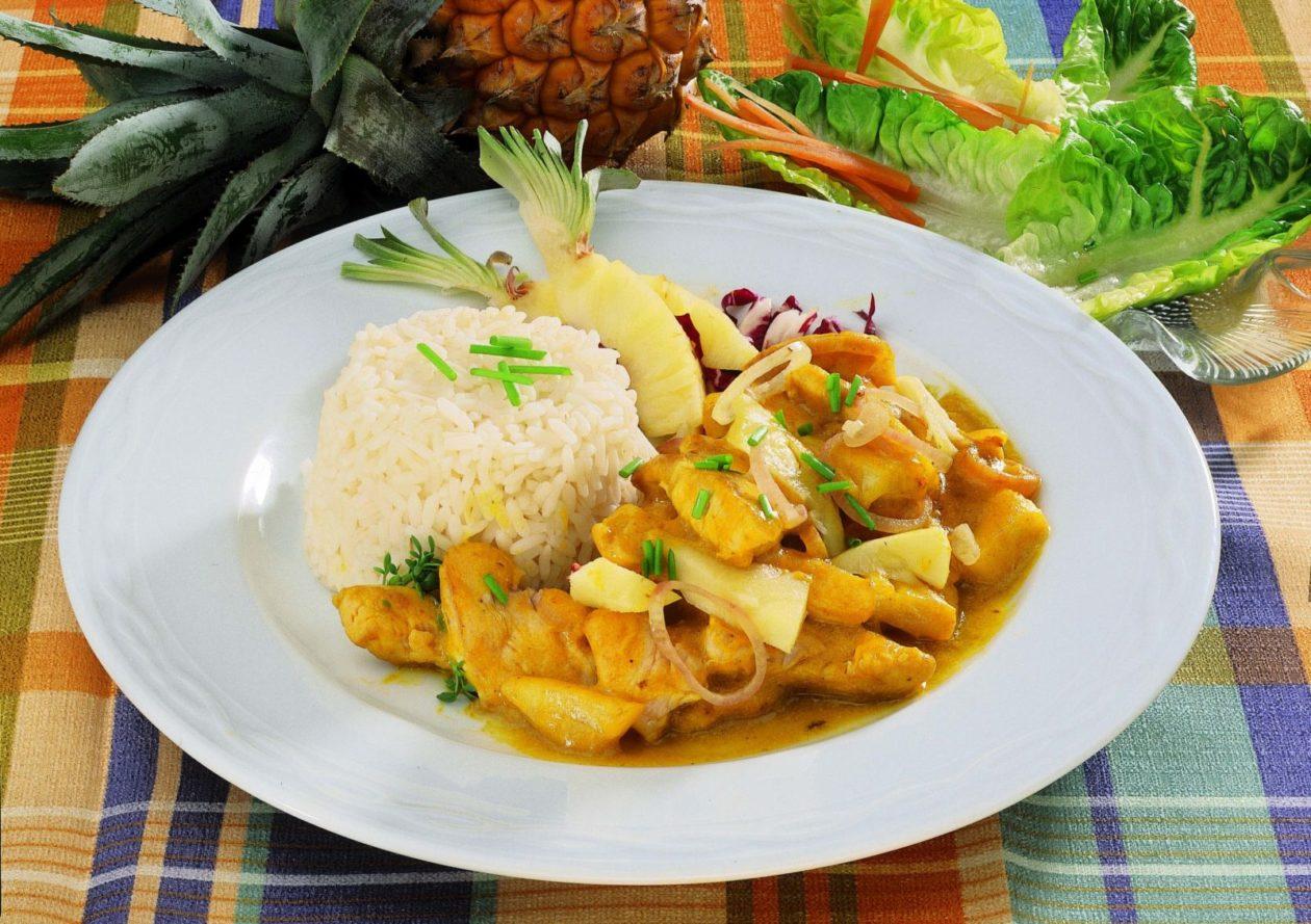 haehnchencurry-mit-ananas Hähnchencurry mit Ananas - BCM Diät Rezepte.ch