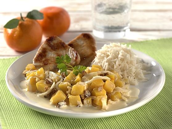 61_putenmedaillon_gewuerzkuerbis Putenmedaillons auf Gewürzkürbis - BCM Diät Rezepte.ch