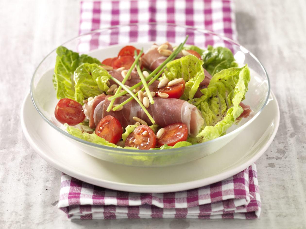 frischkaese-im-parmaschinken-mantel Frischkäse im Parmaschinken-Mantel - BCM Diät Rezepte.ch