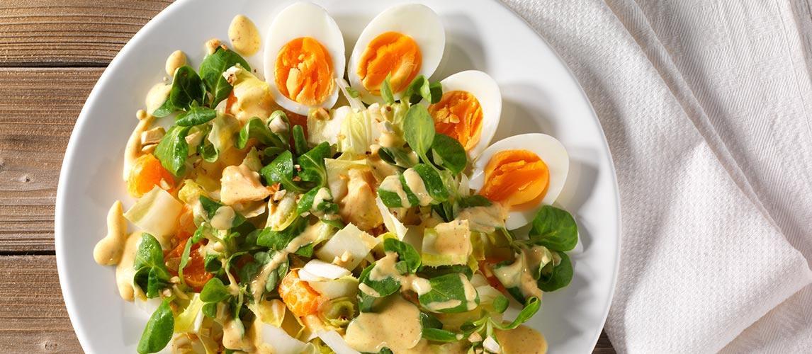 chicoree eier salat mit mandarinen blog desktop Chicorée-Eier-Salat mit Mandarinen und Cashewkernen - BCM Diät Rezepte.ch