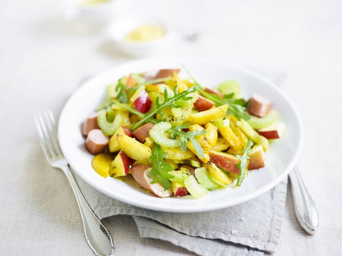 Fruchtiger Kartoffelsalat für die Grillparty