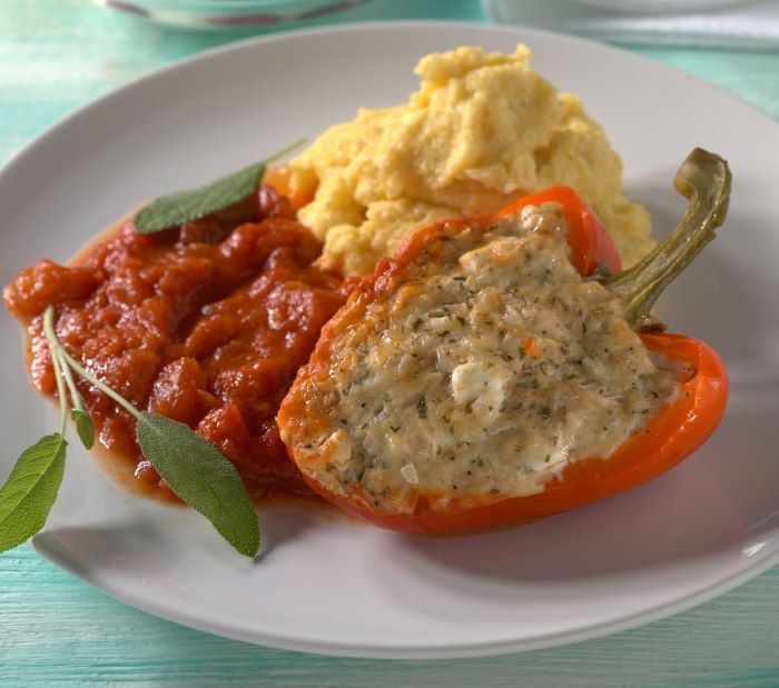 Gefüllte Peperoni mit Schafskäse – Precon Rezepte