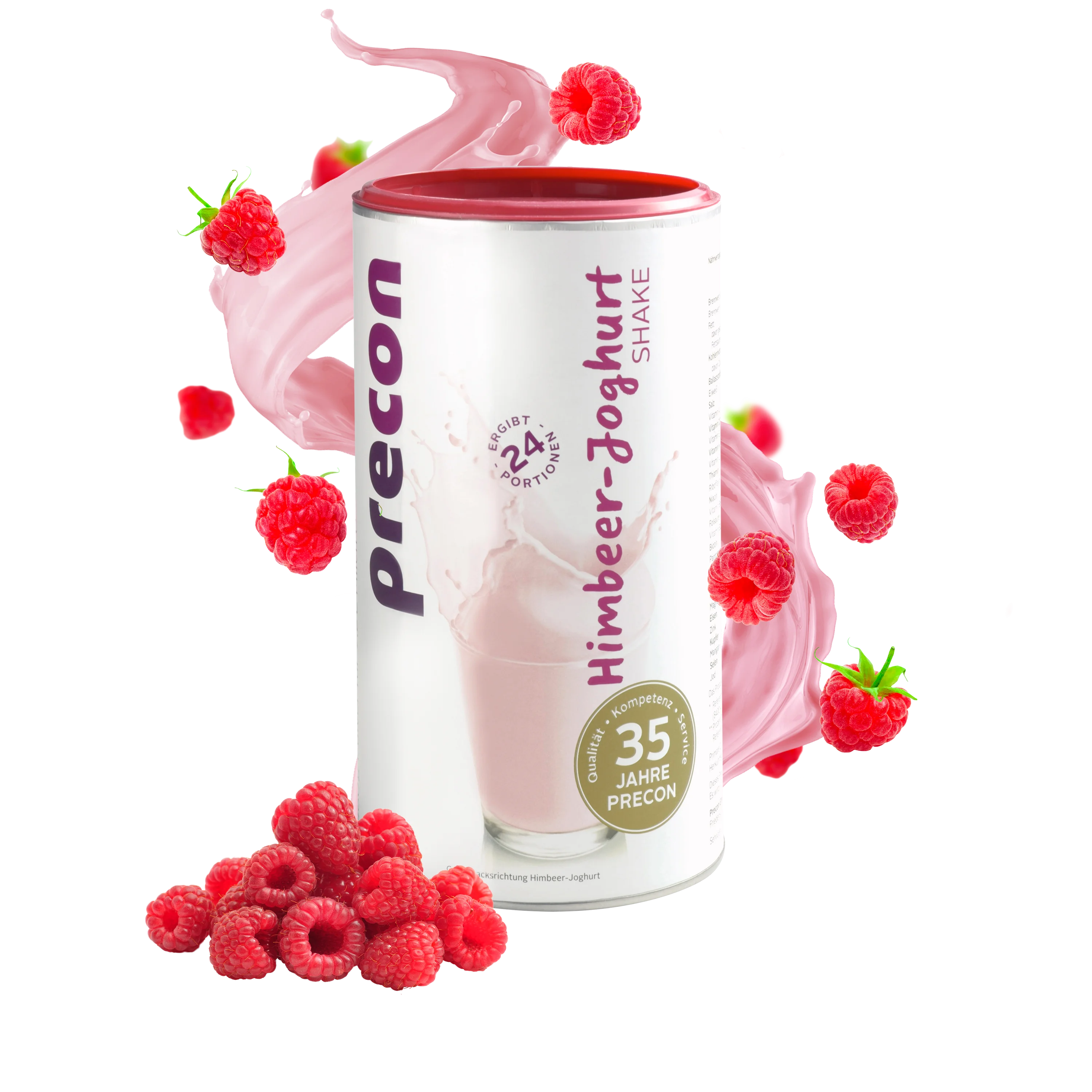 Shake allo yogurt di lamponi