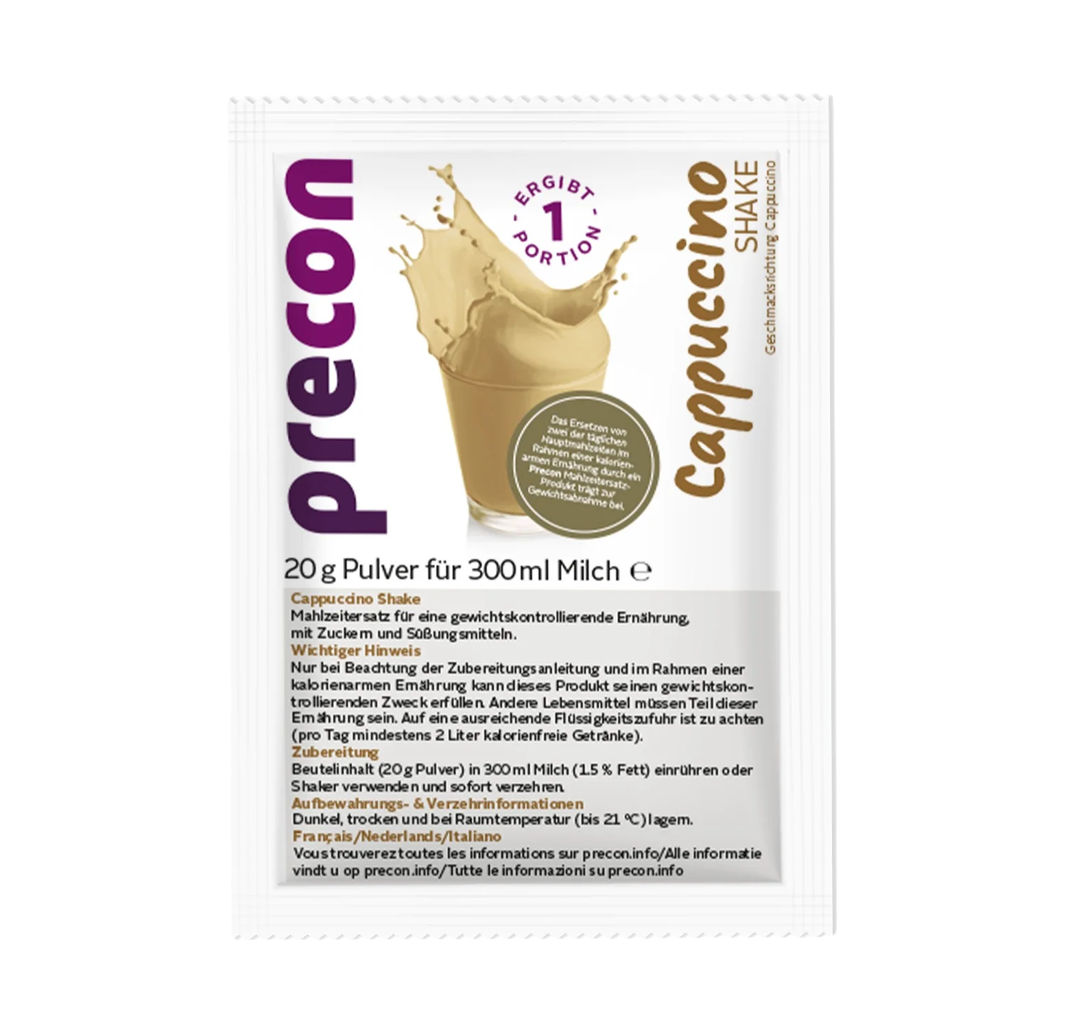 Cappuccino - 1 Portion individuelle 